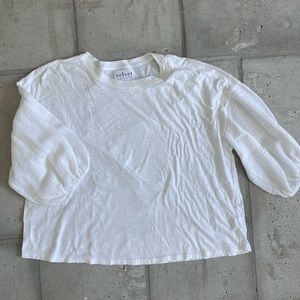 Velvet for Anthropologie tee w/ 3/4 sleeves